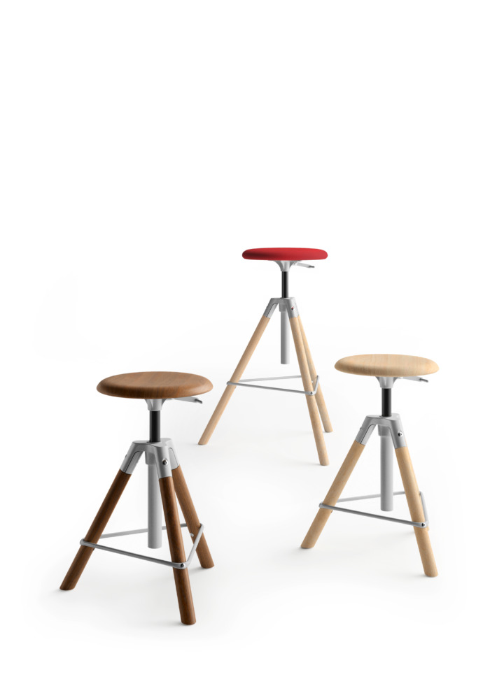Girsberger Modell 111 Atelierhocker – Bild 4