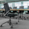Girsberger Linq Konferenzdrehstuhl gepolster in Leder